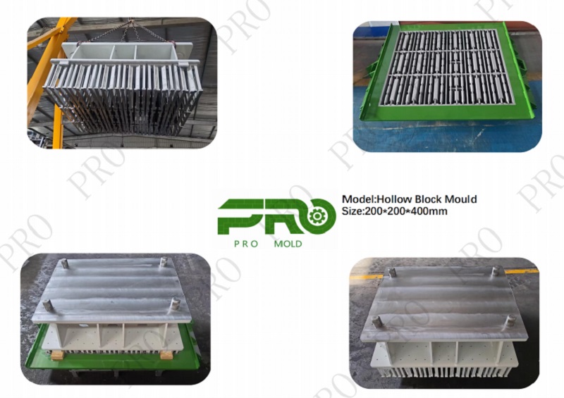 PRO MOLD High-End Hollow Block Molds Successfully Delivered to Saudi Arabia for POYATOS Brick-Making Machines