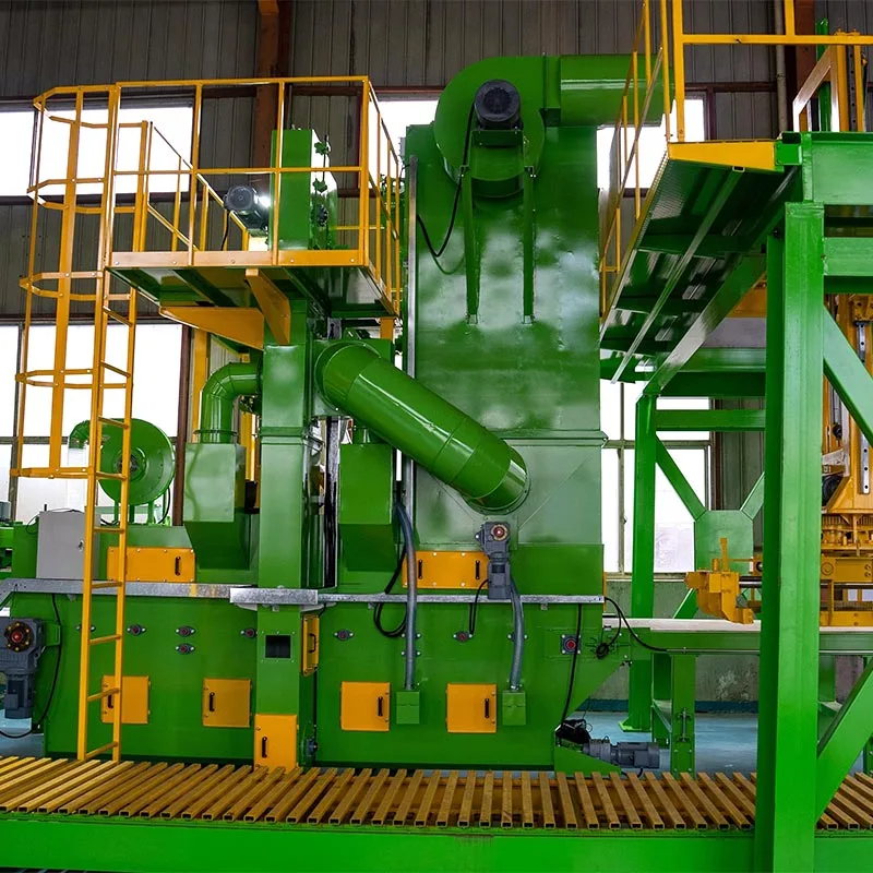 Cement Concrete Brick Shot Blasting Surface Treatment Machine